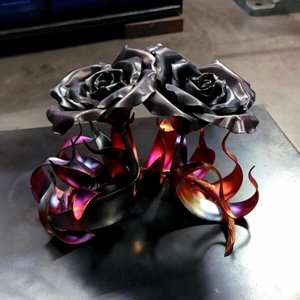 Eternal Copper Rose Bouquet Carbon