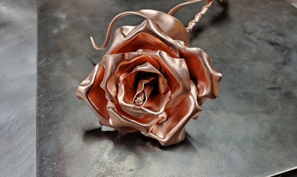 Memorial Remembrance Copper Rose Bright