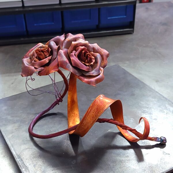 Us Copper Rose Sculpture 1661x Matte Flame