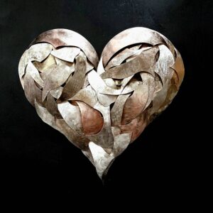 Silver Plated Hearts