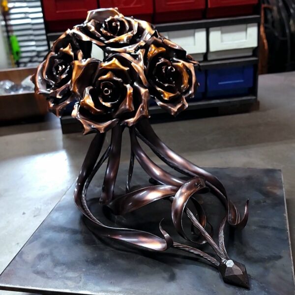 Anniversary Bouquet Product Image Antique Copper Finish