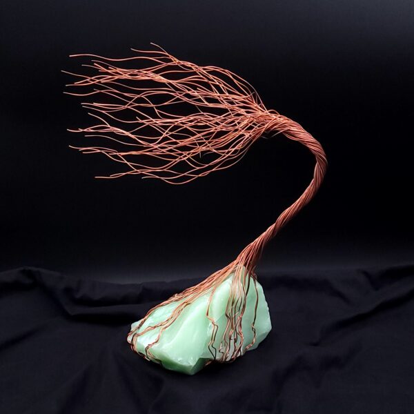 Copper Wire Glass Spirit Tree #2005 Housewarming Anniversary Unique Gift