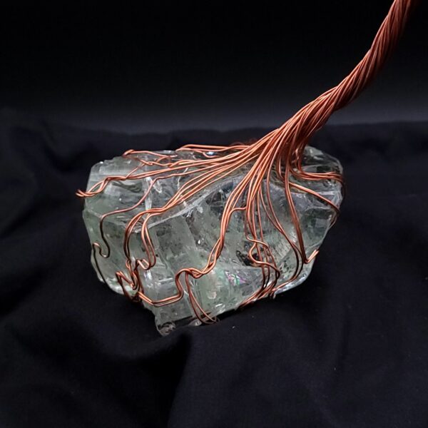 Glass Copper Wire Spirit Tree #2016