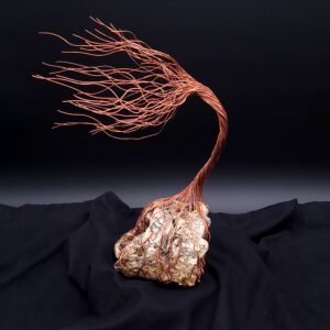 Copper Wire Stone Spirit Tree #2051