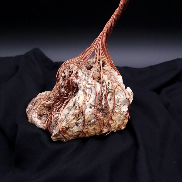 Copper Wire Stone Spirit Tree #2051