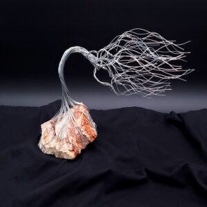 Silver Wire Ozark Stone Spirit Tree #2056