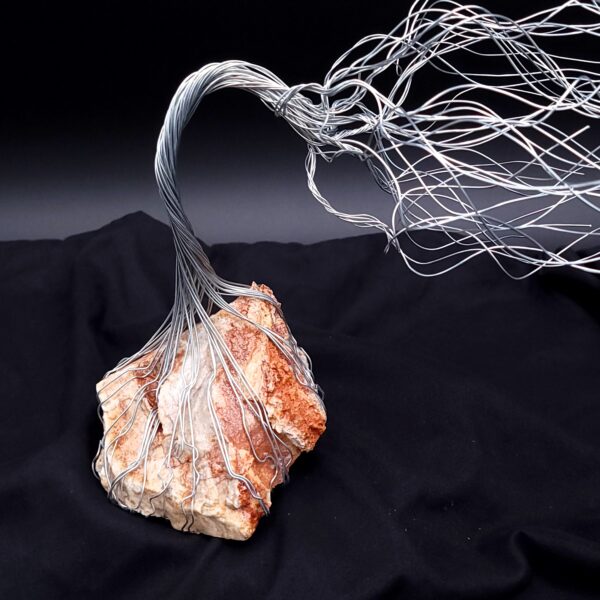 Silver Wire Ozark Stone Spirit Tree #2056