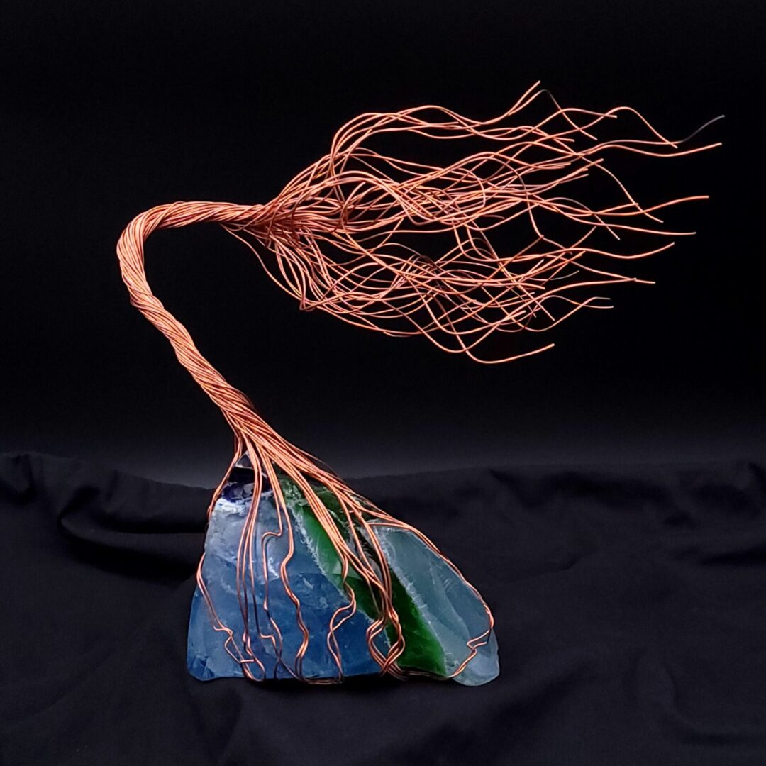 Spirit Tree Glass Wire Sculpture #2004