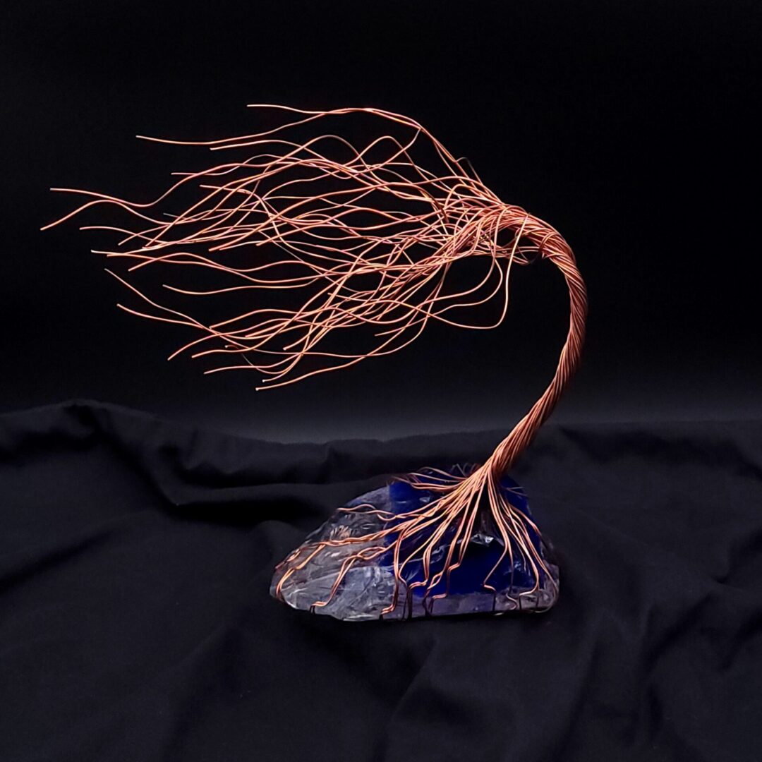 Spirit Tree Glass Wire Sculpture #2006