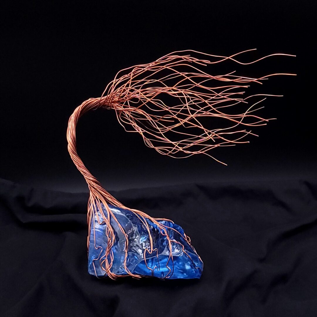 Spirit Tree Glass Wire Sculpture #2007