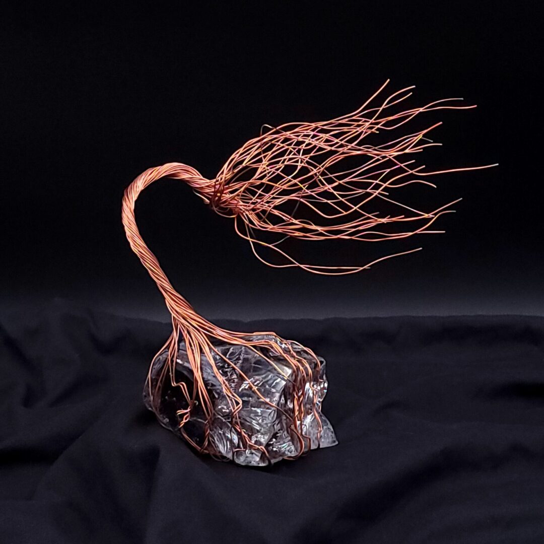 Spirit Tree Glass Wire Sculpture #2012