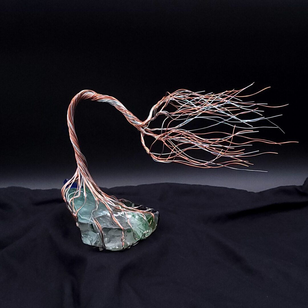 Spirit Tree Glass Wire Sculpture #2021