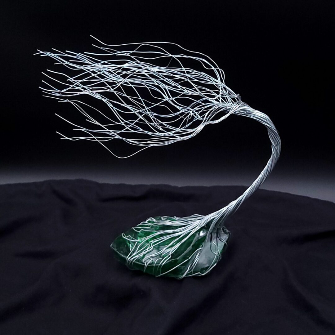 Spirit Tree Glass Wire Sculpture #2025