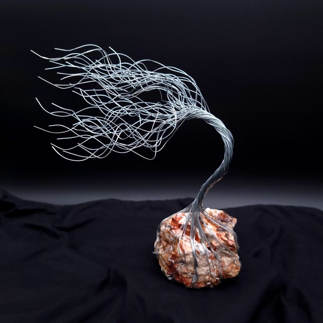 Spirit Tree Glass Wire Sculpture #2027