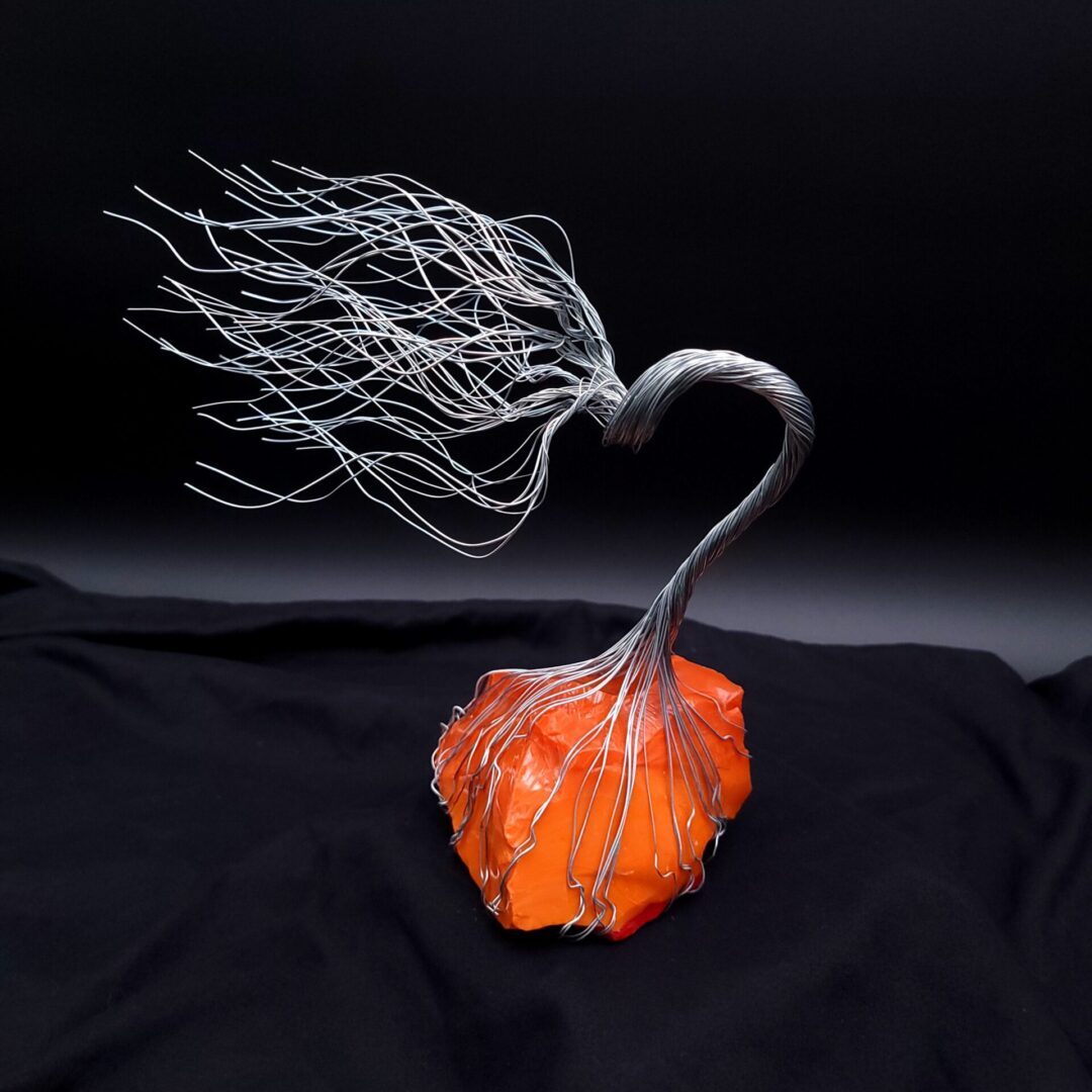 Spirit Tree Glass Wire Sculpture #2029