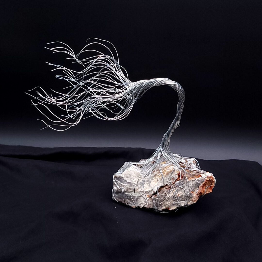 Spirit Tree Glass Wire Sculpture #2031