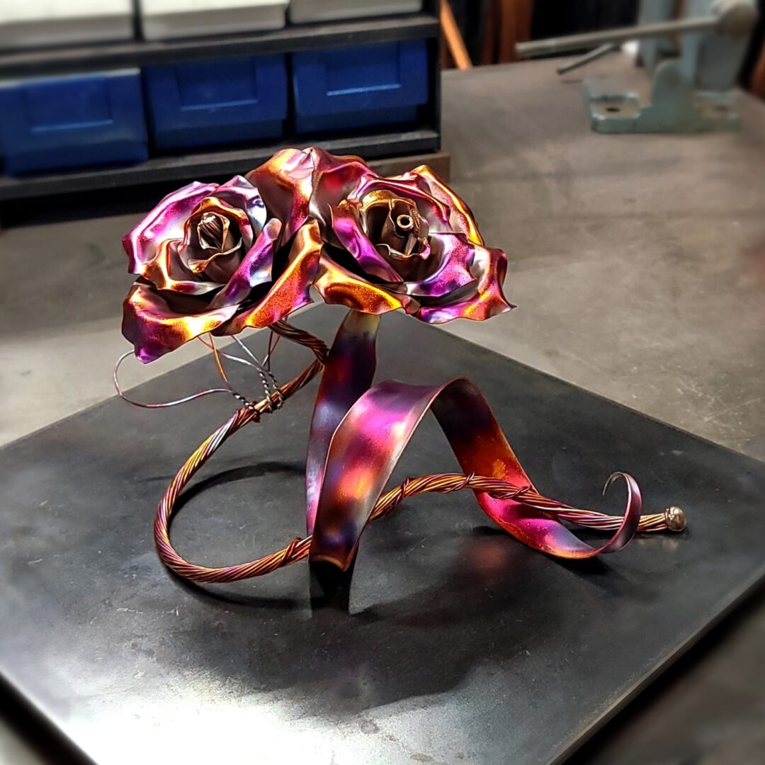 Us Copper Rose Sculpture 1661x Flame